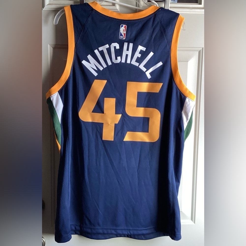 Nike Dri-Fit NBA Nike Utah Jazz Donovan Mitchell #45 Nike Size XL Jersey - Picture 8 of 11